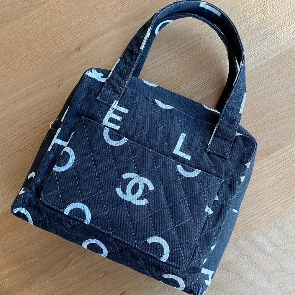 Chanel Logo Canvas Top Handle 1997 Icon bag